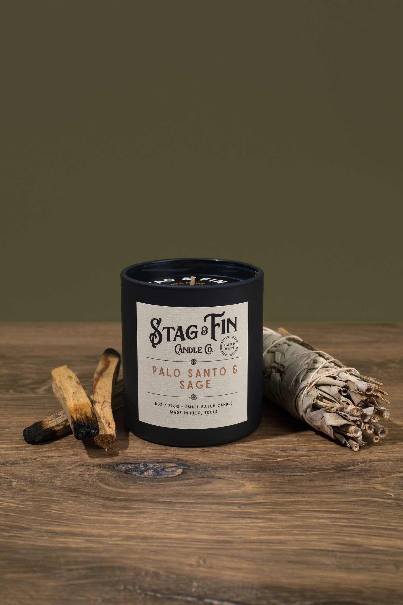 Palo Santo & Sage - 8oz. Candle