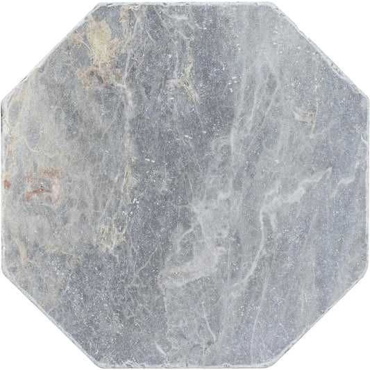 Nordic Gray Tumbled Octagon 8''