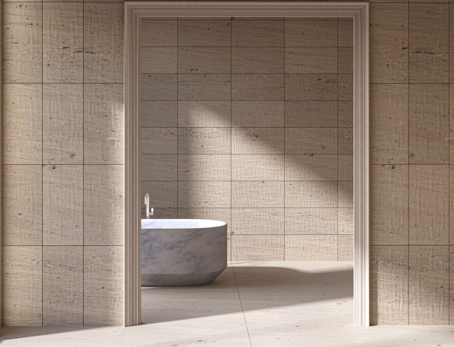 Bamboo Whisper Limestone Tile