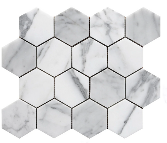 Statuaro Hexagon 3" Honed Mosaic