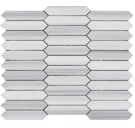 Minky Picket 1" x 4" Honed Mosaic