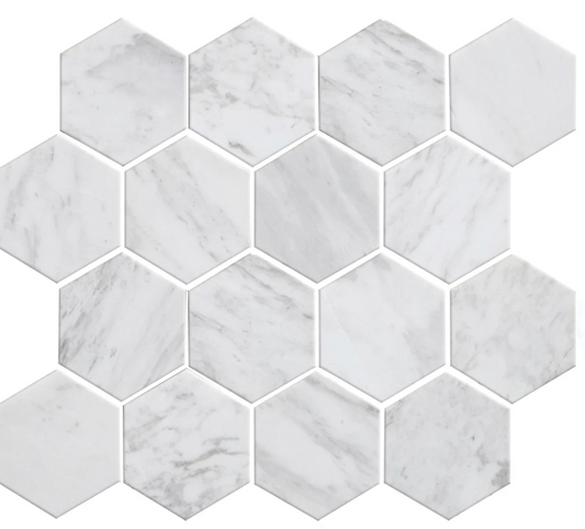 Volkas Hexagon 3" Honed Mosaic