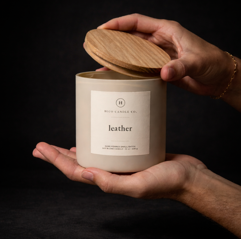 Leather Candle