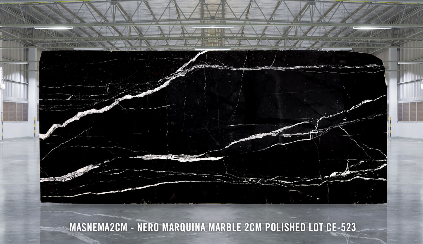Nero Marquina Marble Slab