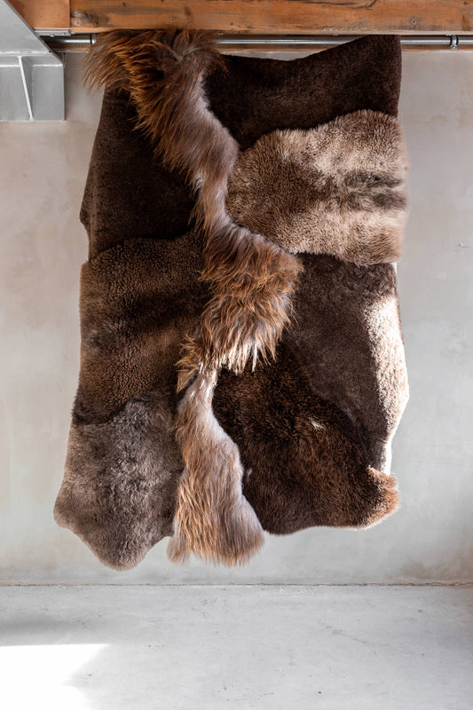 Melange Sheepskin Rug