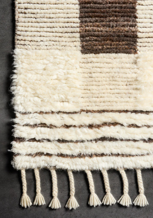 Checkered Wool Rug