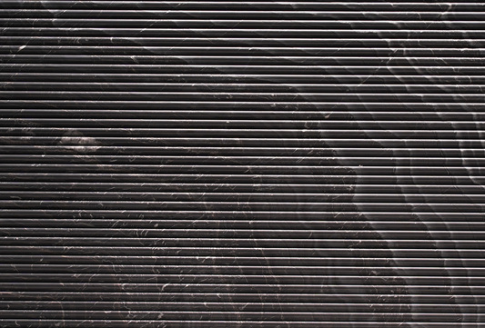 Obsidian Wave Marble Fluted Panel