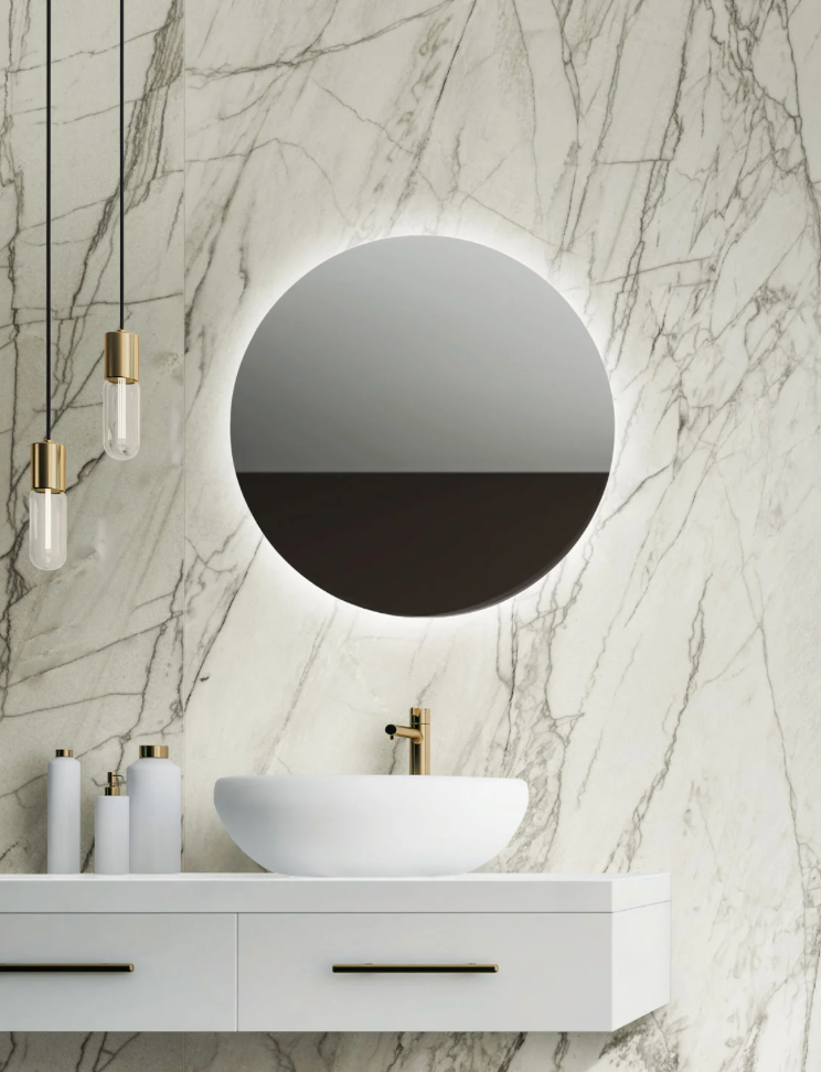 Mej Polish Porcelain Tile in Fort White