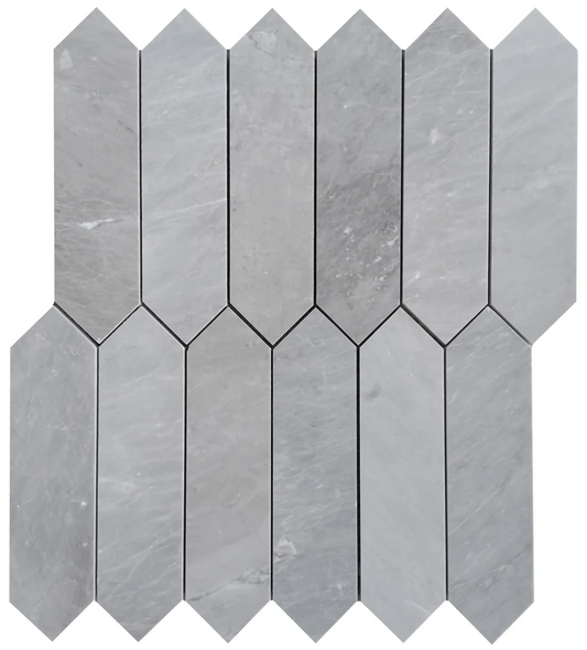 Grey Earth Picket 2" x 8" Polished Mosaic