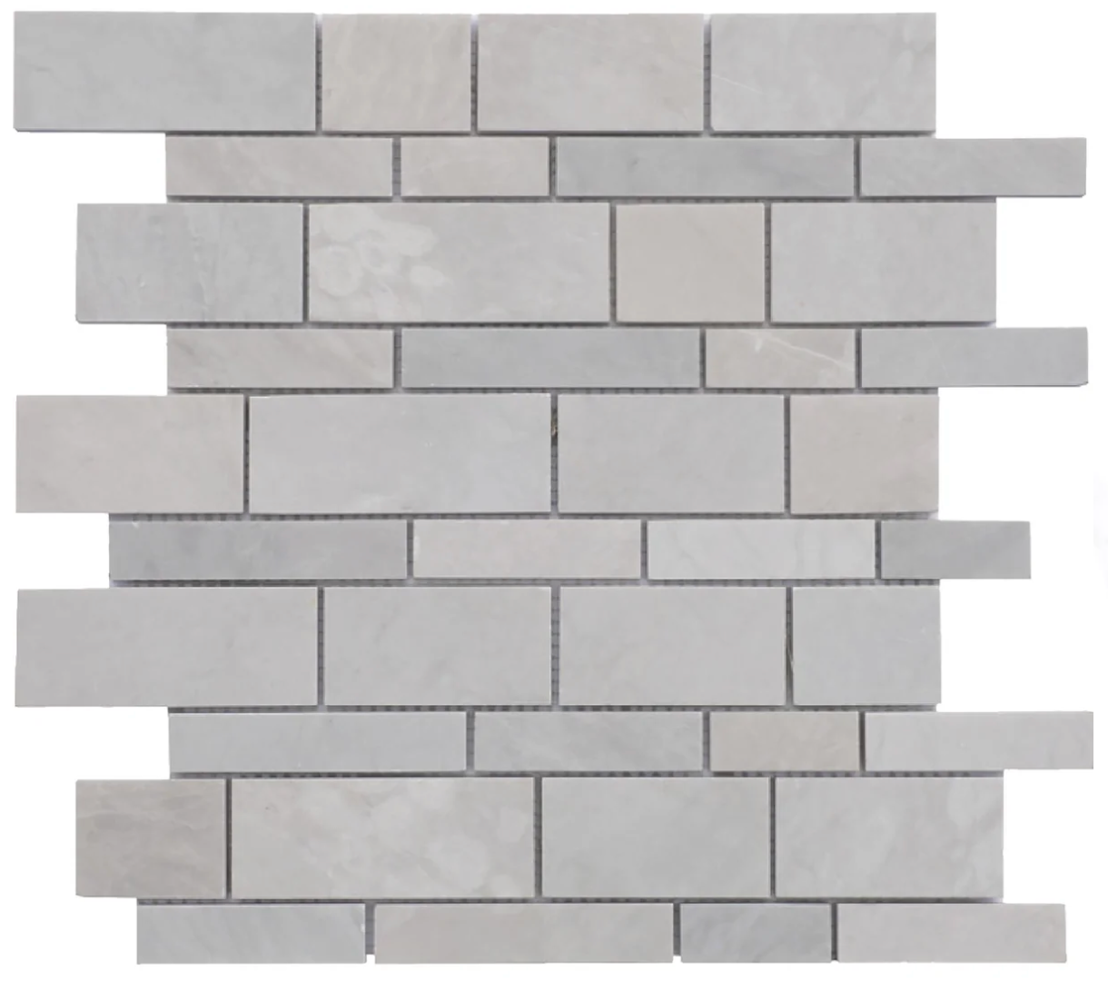 Icy Grey Tour De Grey Honed Mosaic