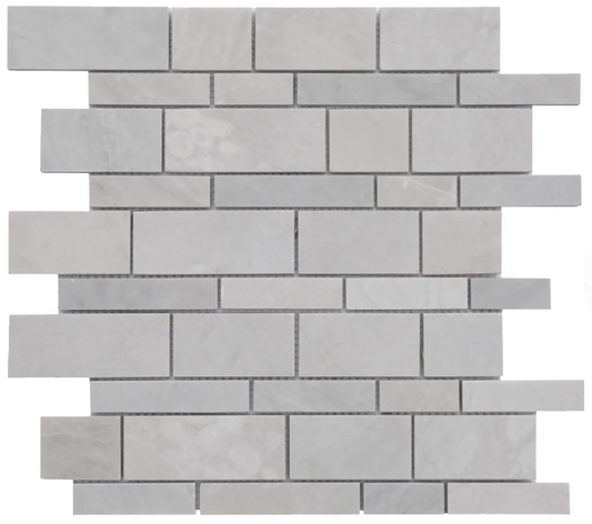 Icy Grey Tour De Grey Honed Mosaic