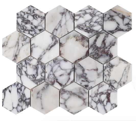 Calacatta Viola Hexagon 3''