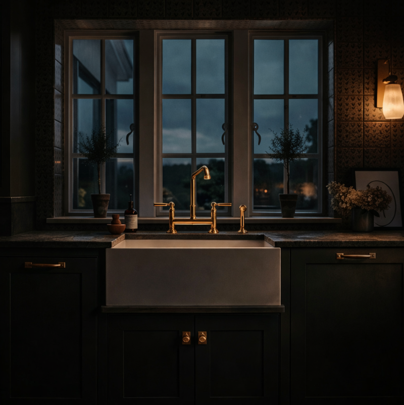 QUINCY™ Deck-Mount Bridge Faucet