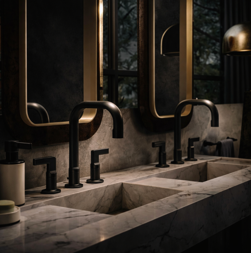 Gessi Inciso Three-hole Basin Mixer