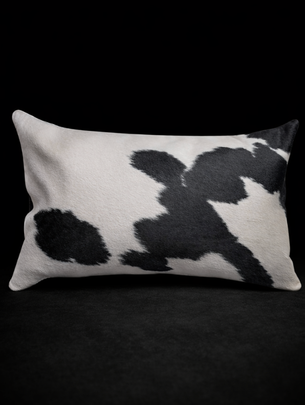 Natural Cowhide Pillow (Lumbar)