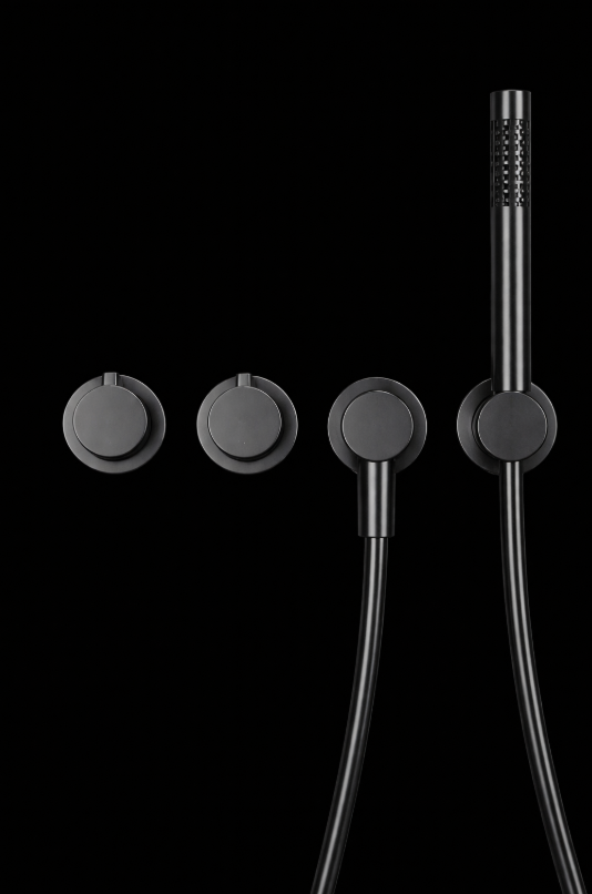 PB SET25THERM - Thermostatic floor mounted bath set