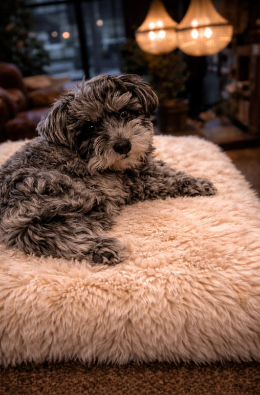 Sheepskin Dog Bed