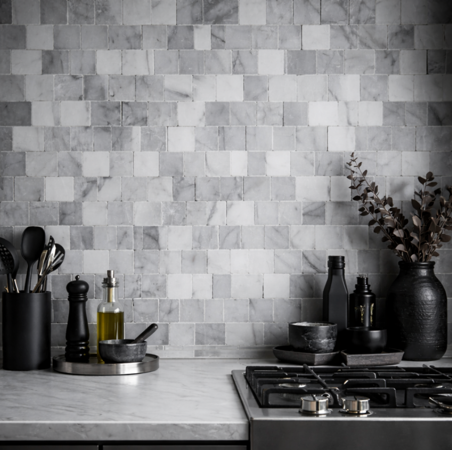 Statuaro Broken Joint 004 Honed Mosaic