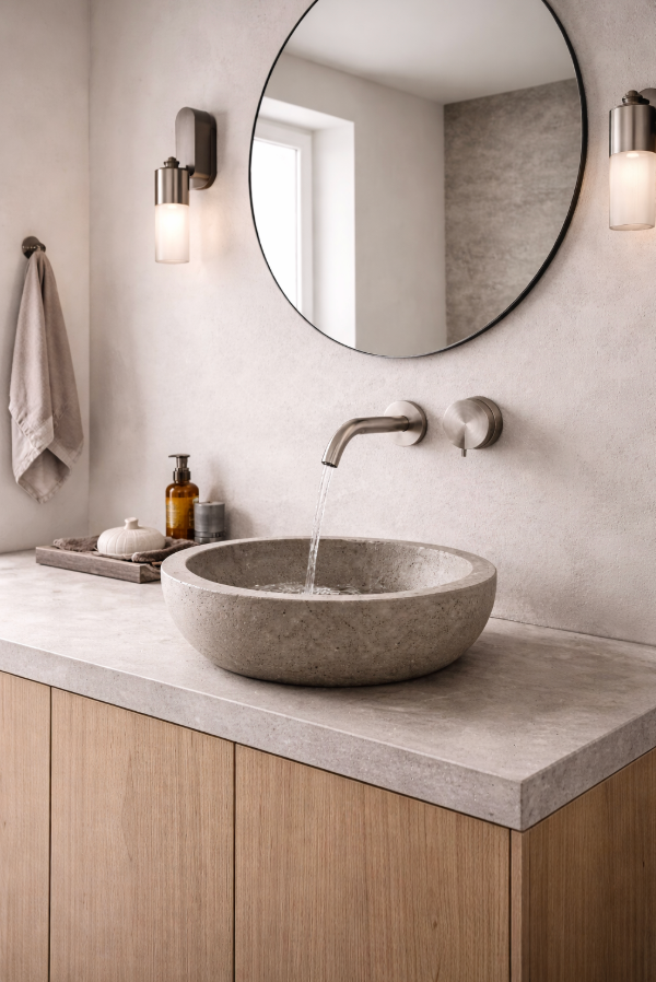 Axis Wall Basin Set