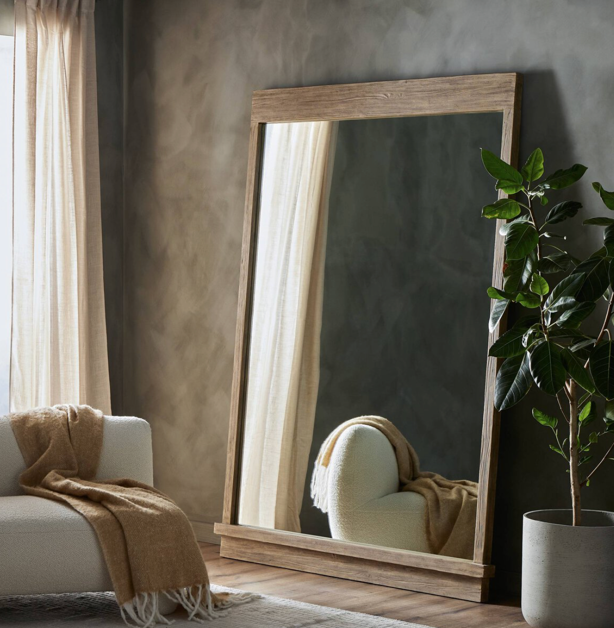 Ledge Floor Mirror