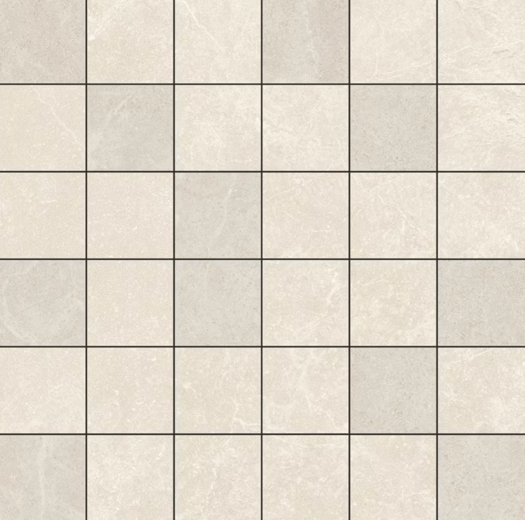 Story Cream Square 2" Mosaic