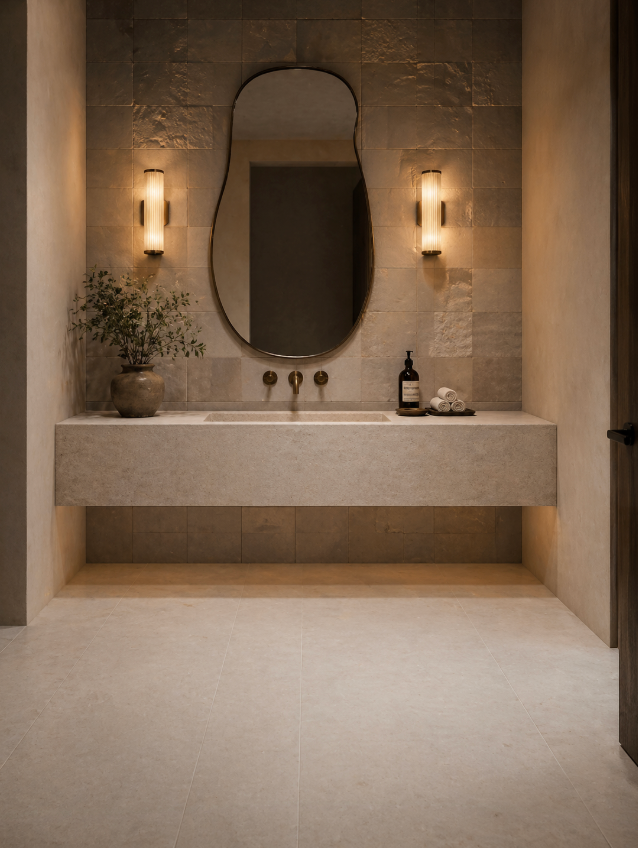 Limestone Aero Cream Honed 24'' x 24''