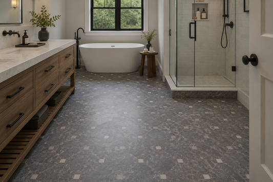 Lovina Grey 8" Octagon