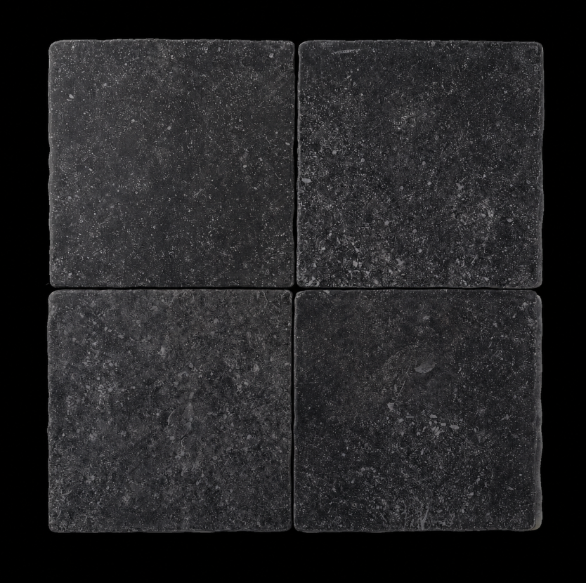 Flemish Bluestone Black 12x12 Tumbled Porcelain Tile