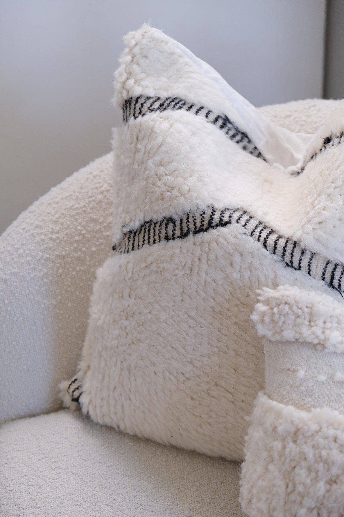 Beni Moroccan Rug Pillow: 20 x 20