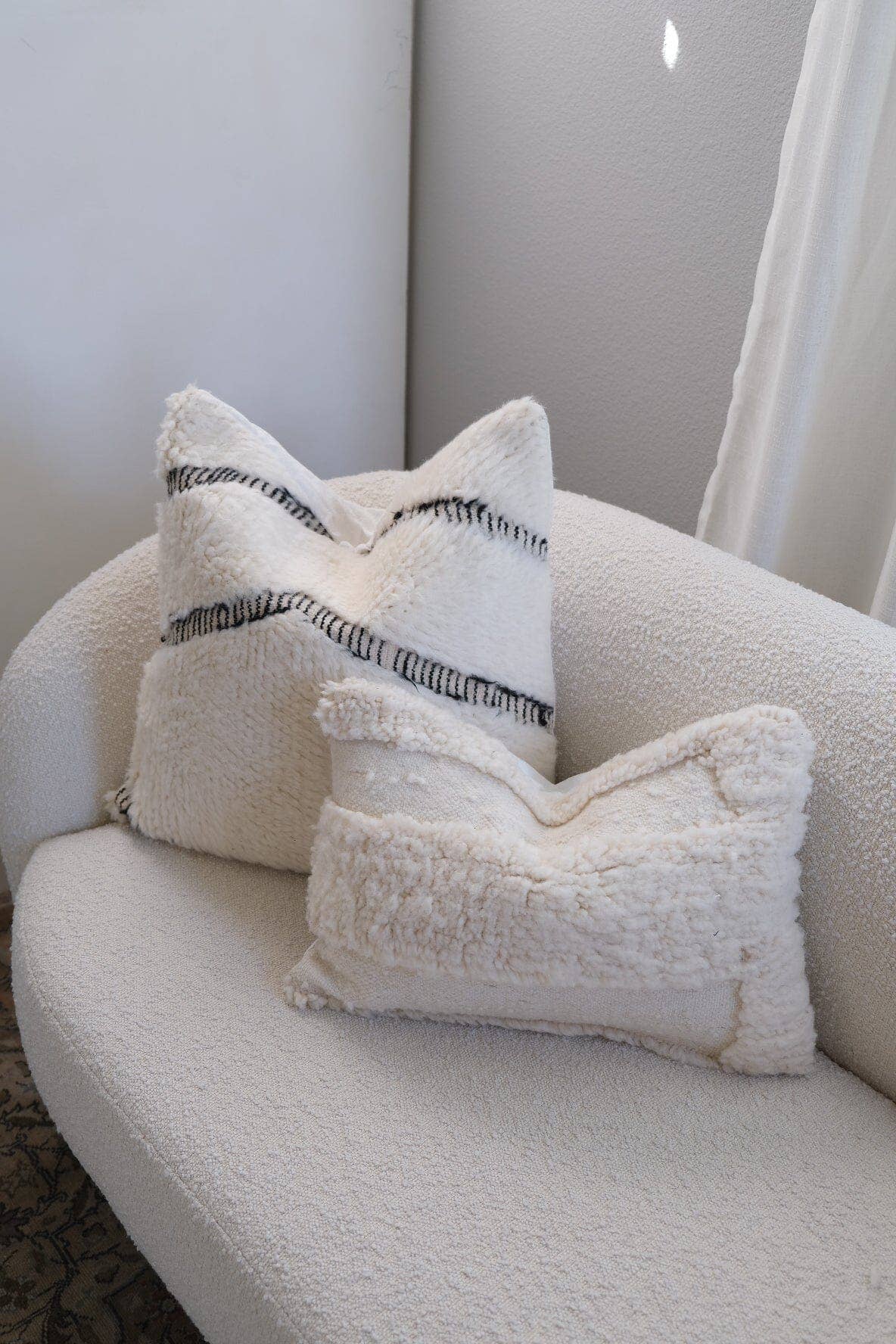 Beni Moroccan Rug Pillow: 20 x 20